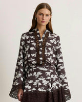Brielle Top, Dark Fig