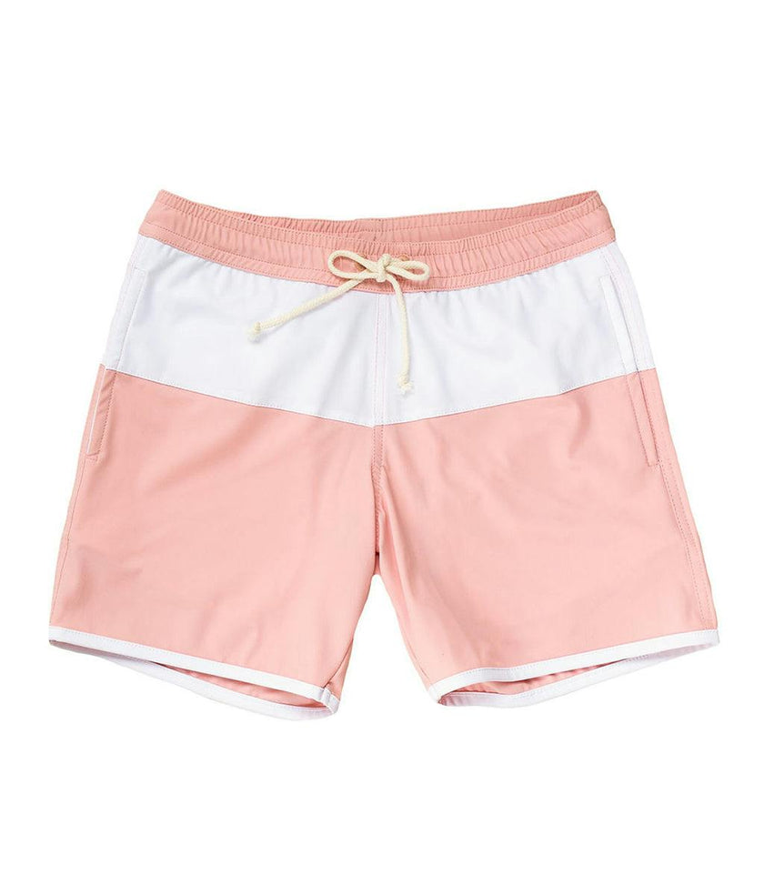 Jack Swim Shorts Dusty Pink And Ivory