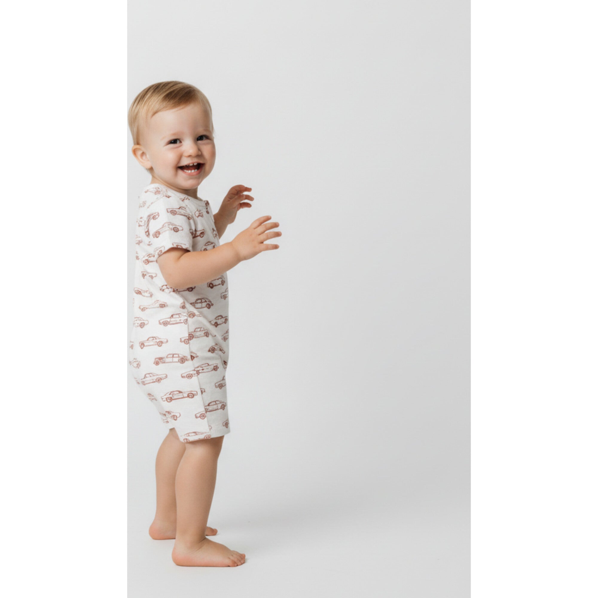 Organic Short Zip Romper