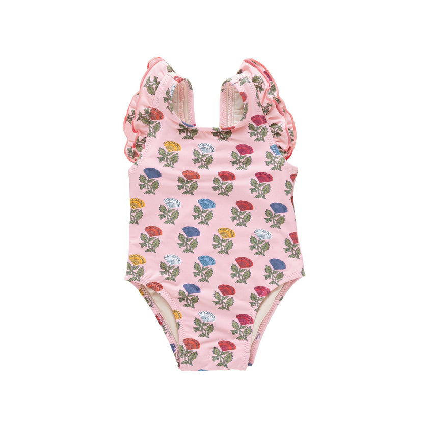 Baby Girls Liv Suit - Multi Flower Drop