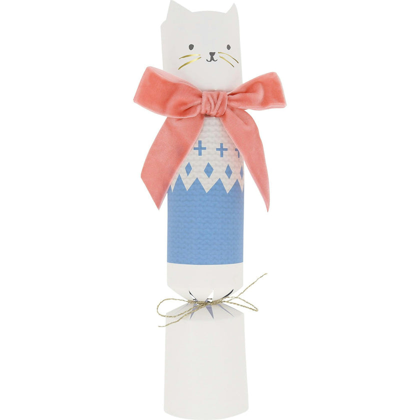Velvet Bow Cat Crackers