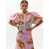 Bubble Linen Dress