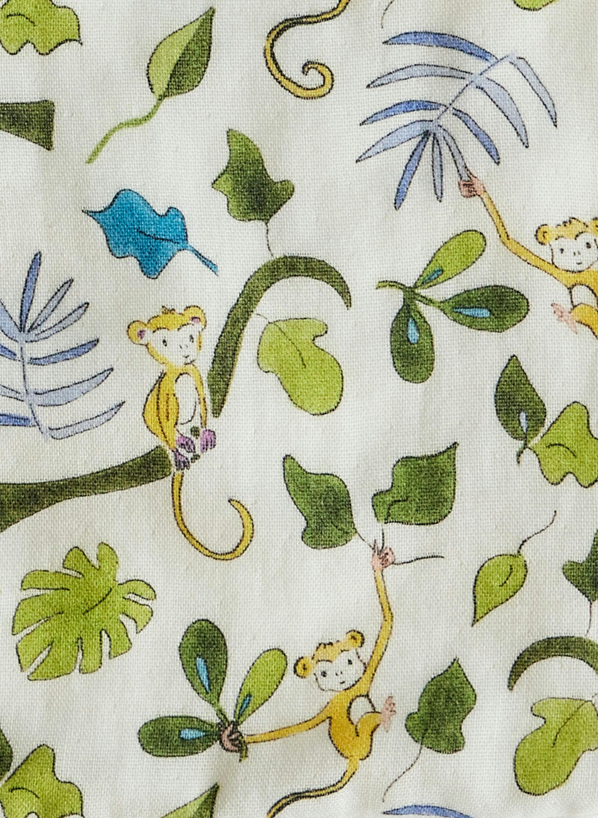 Happy Monkey Bib, Burp and Blanket Gift Set