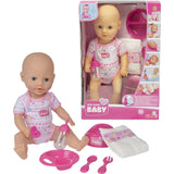 Newborn Baby: Drink & Wet - 7pc Pink - 15" Doll