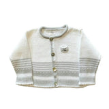 Lamb Cardigan, Grey