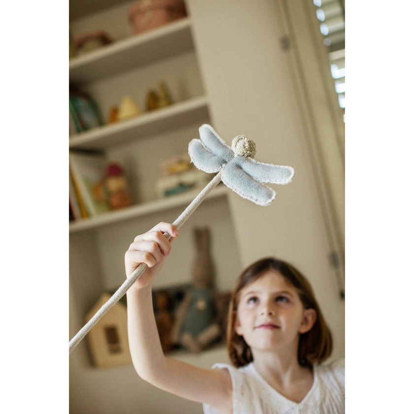 Dragonfly Wand Soft Blue