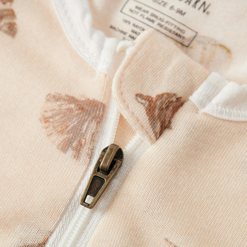 Seashells Bamboo Zipper Pajama