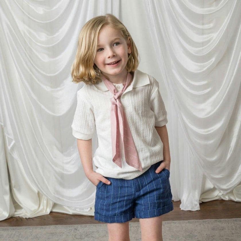 Alex White Short Sleeve Polo Shirt