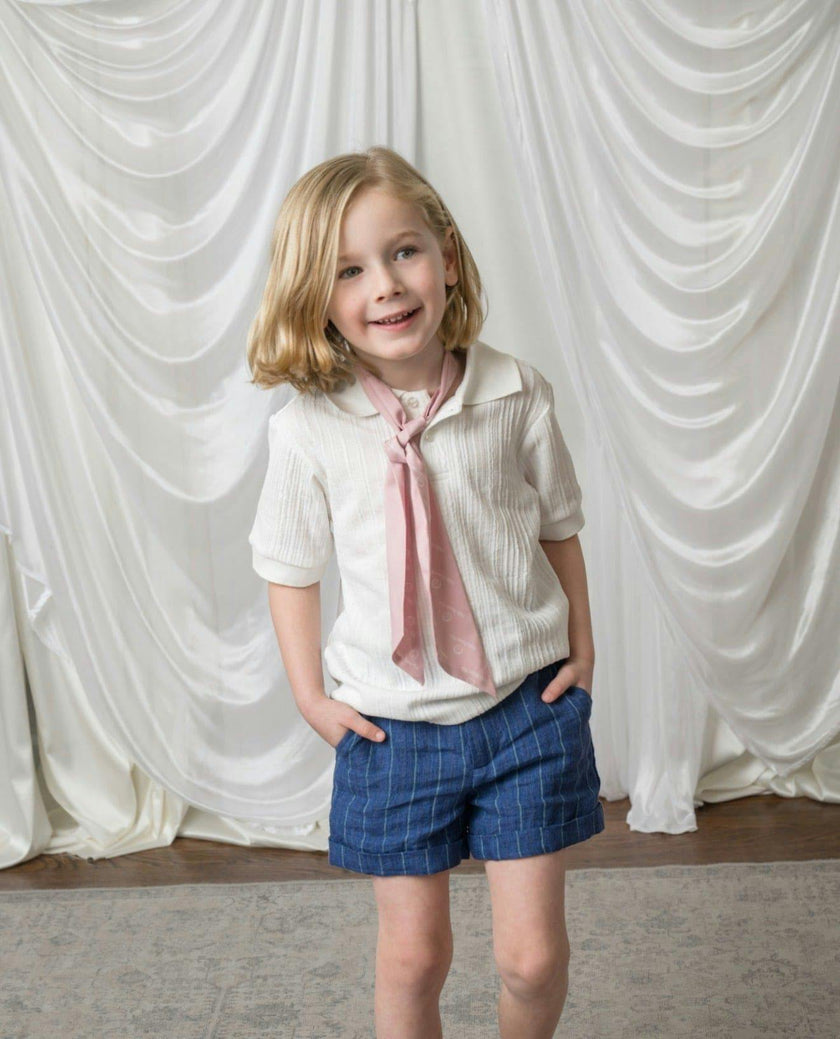 Alex White Short Sleeve Polo Shirt
