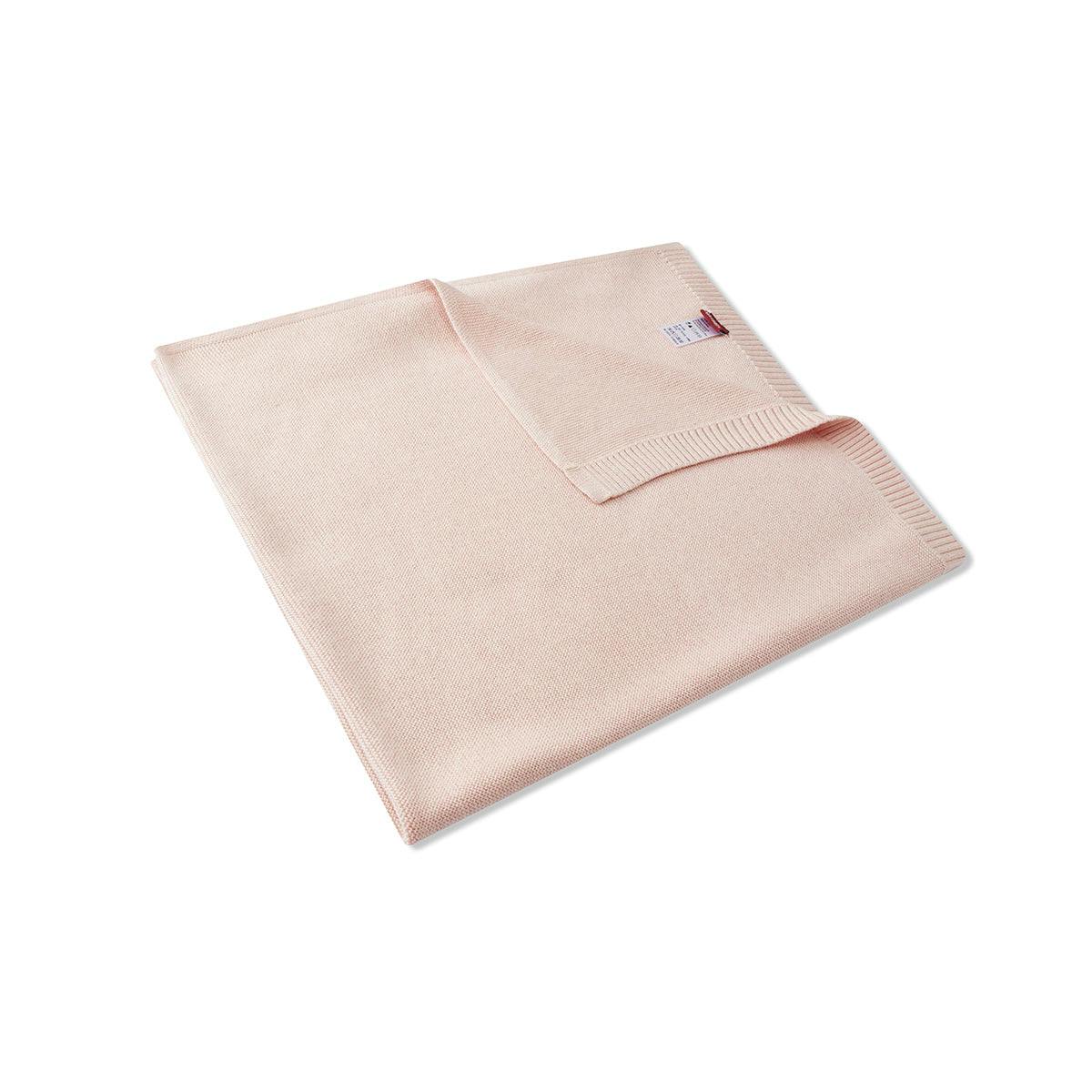 Nude Blush Knitted Blanket