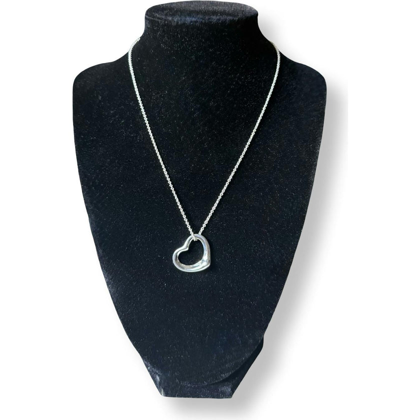 Vintage Tiffany & Co. Open Heart Pendant