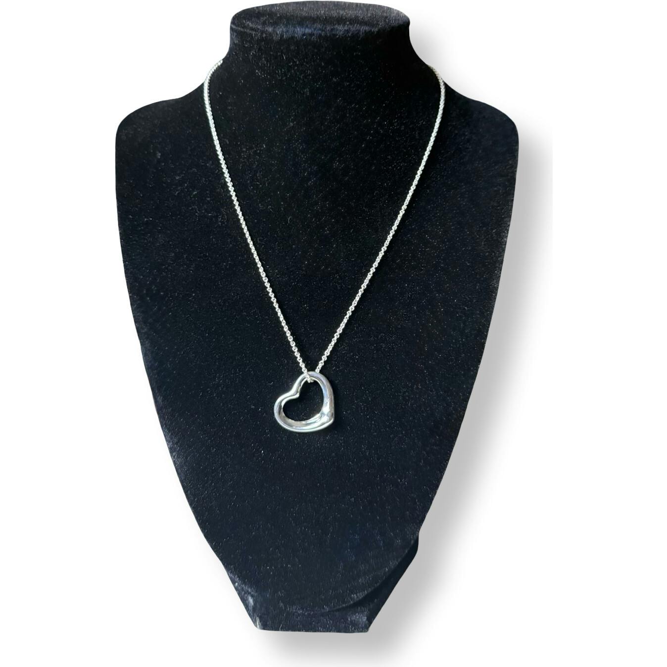 Vintage Tiffany & Co. Open Heart Pendant