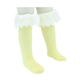 White Trim Skirt Socks