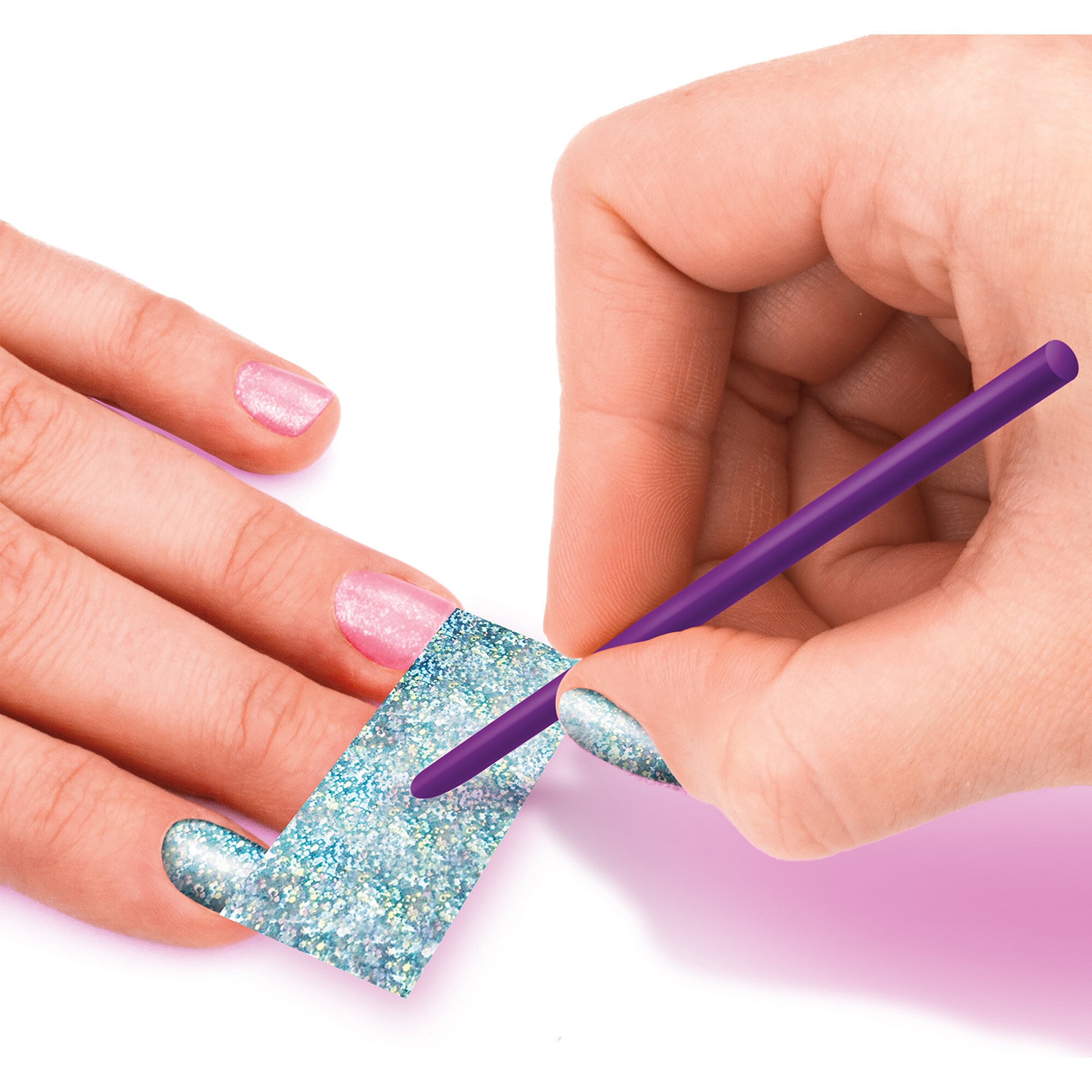 Shimmer 'N Sparkle: Metallic Rainbow Nail Art