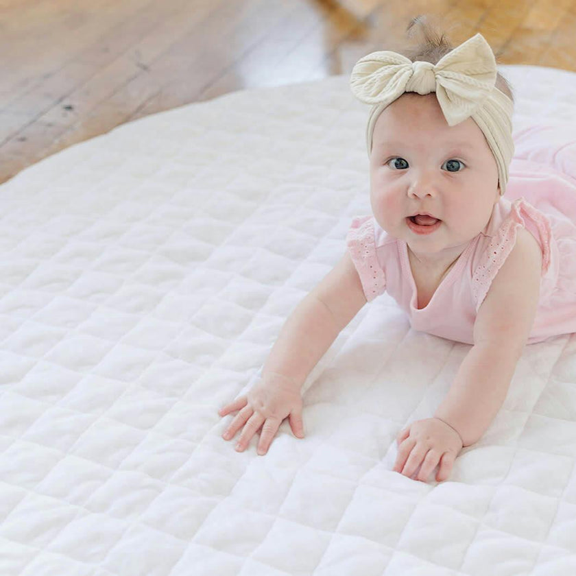 Linen Round Play Mat