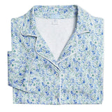 Birth Flowers Women's Button Front Long Pajama Set
