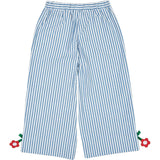 Seersucker Pants with Flowers