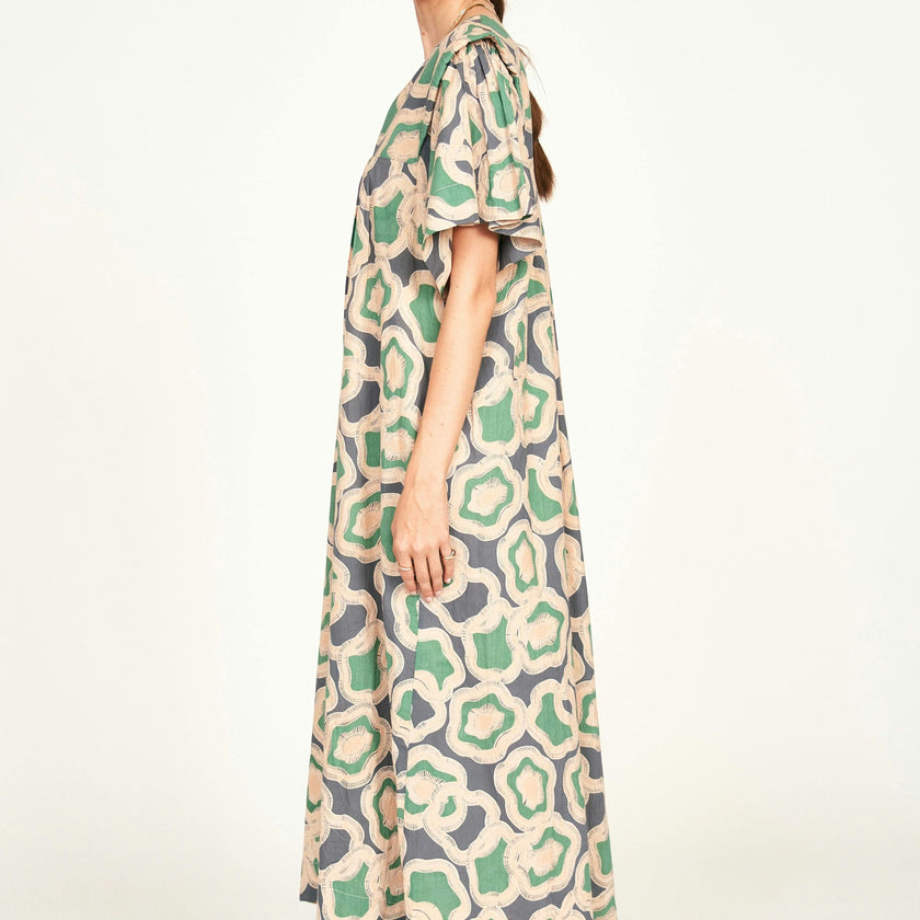 Belem Caftan in Marine Puddles