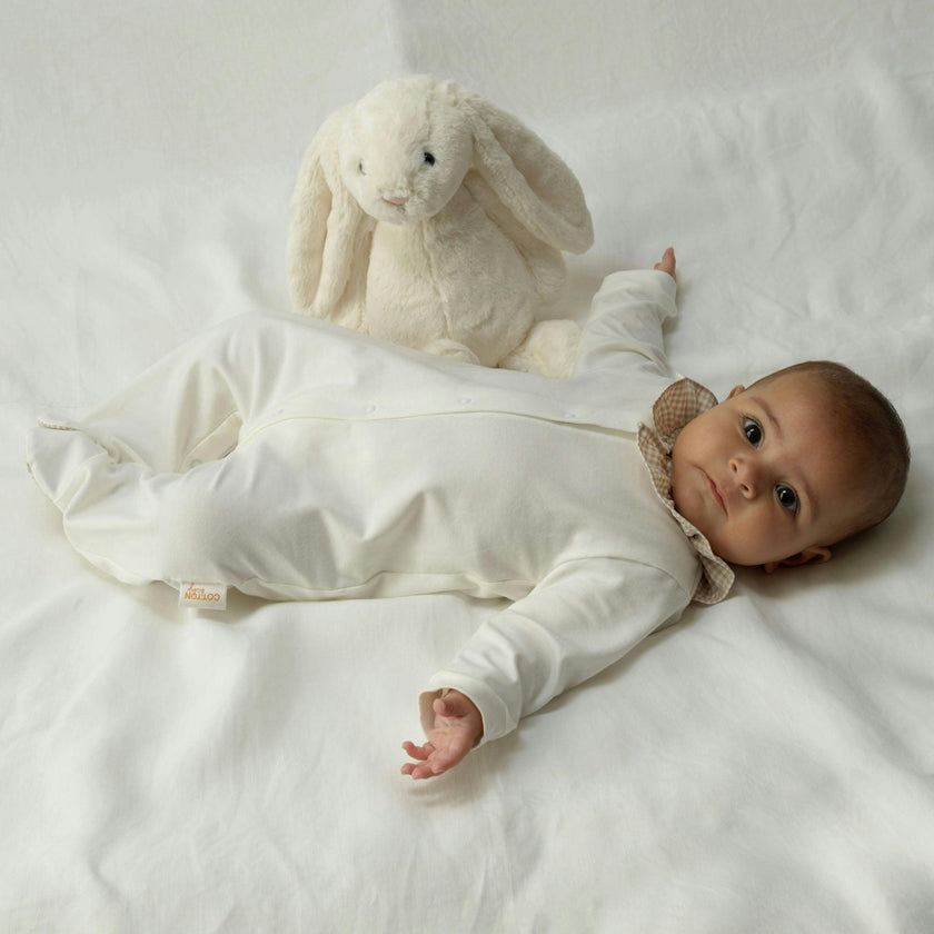 Gingham Collar Babygro