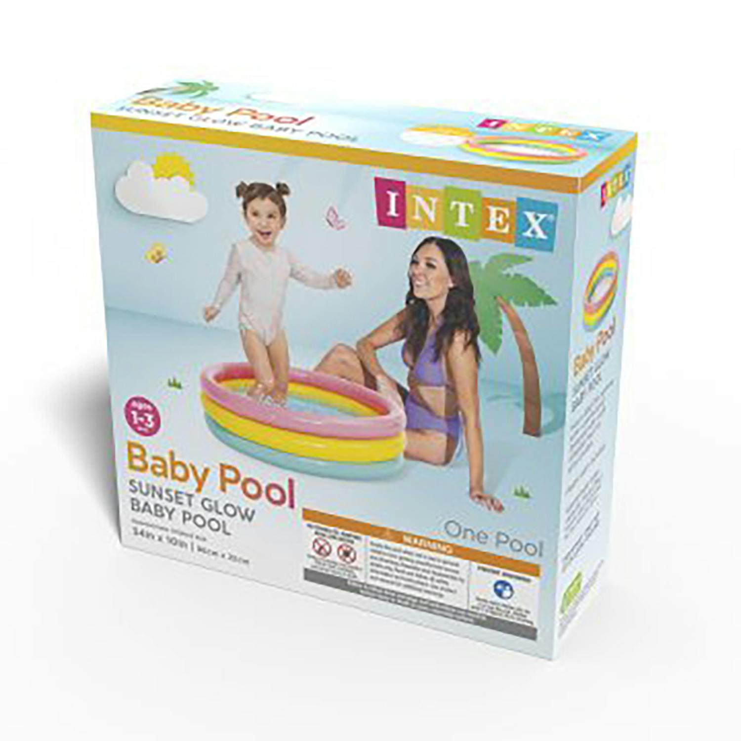 Baby Pool: Sunset Glow - 34x10
