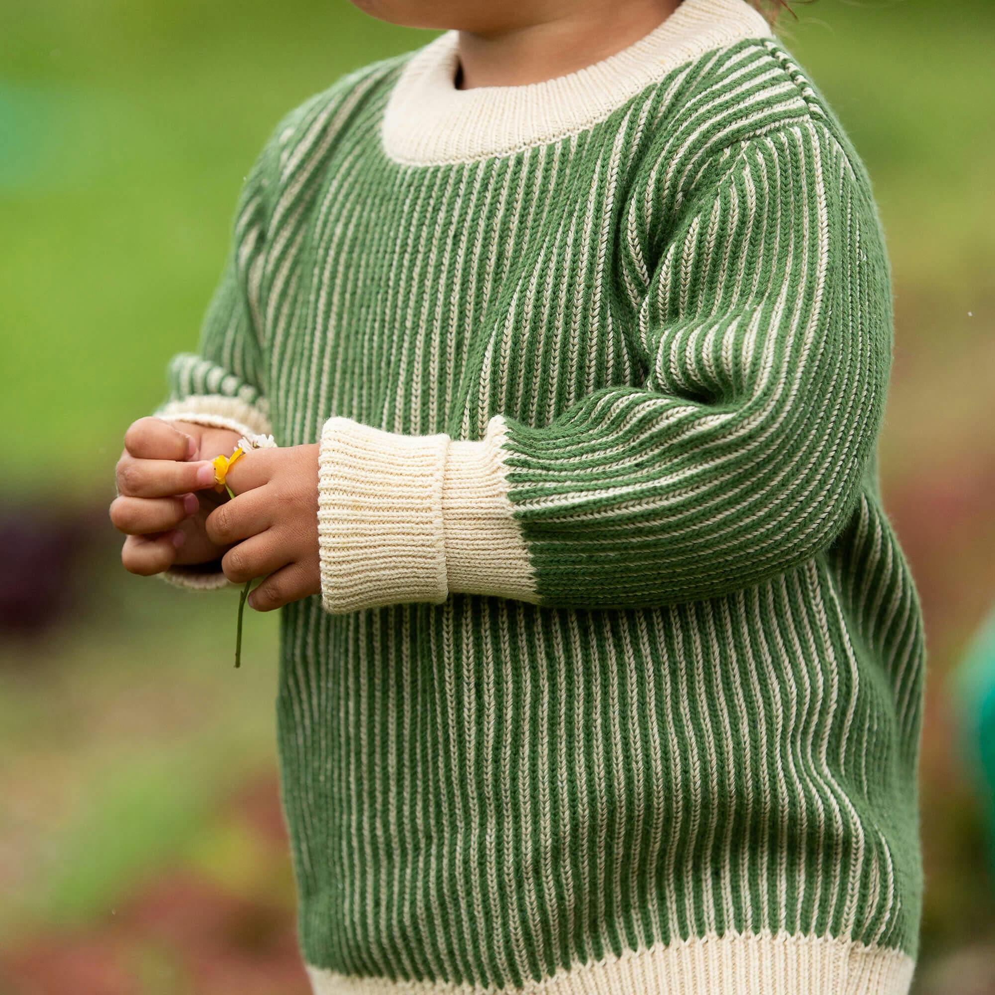 Garden Green Knitted Snuggly Jumper, Green