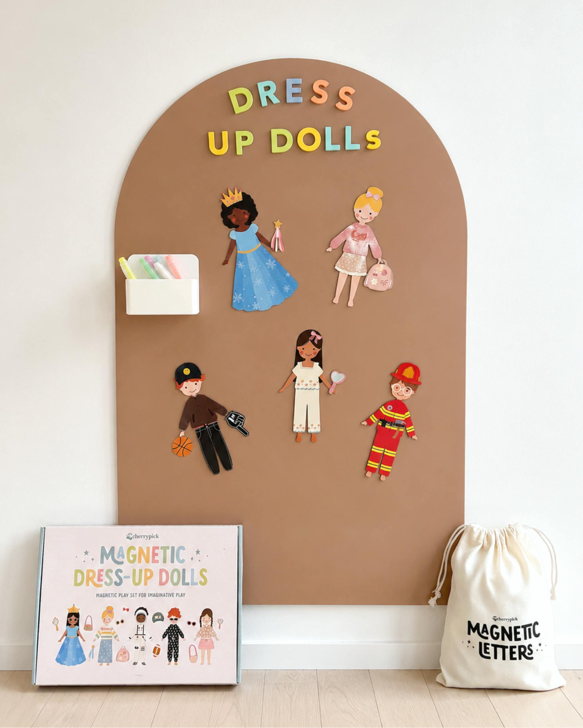 Magnetic Dress-Up Dolls Play Set