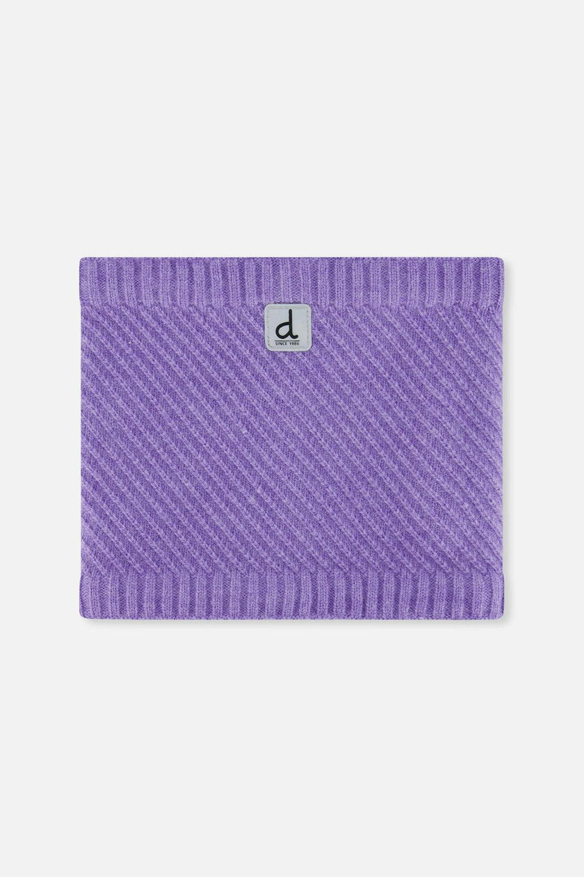 Winter Knit Neckwarmer Violet