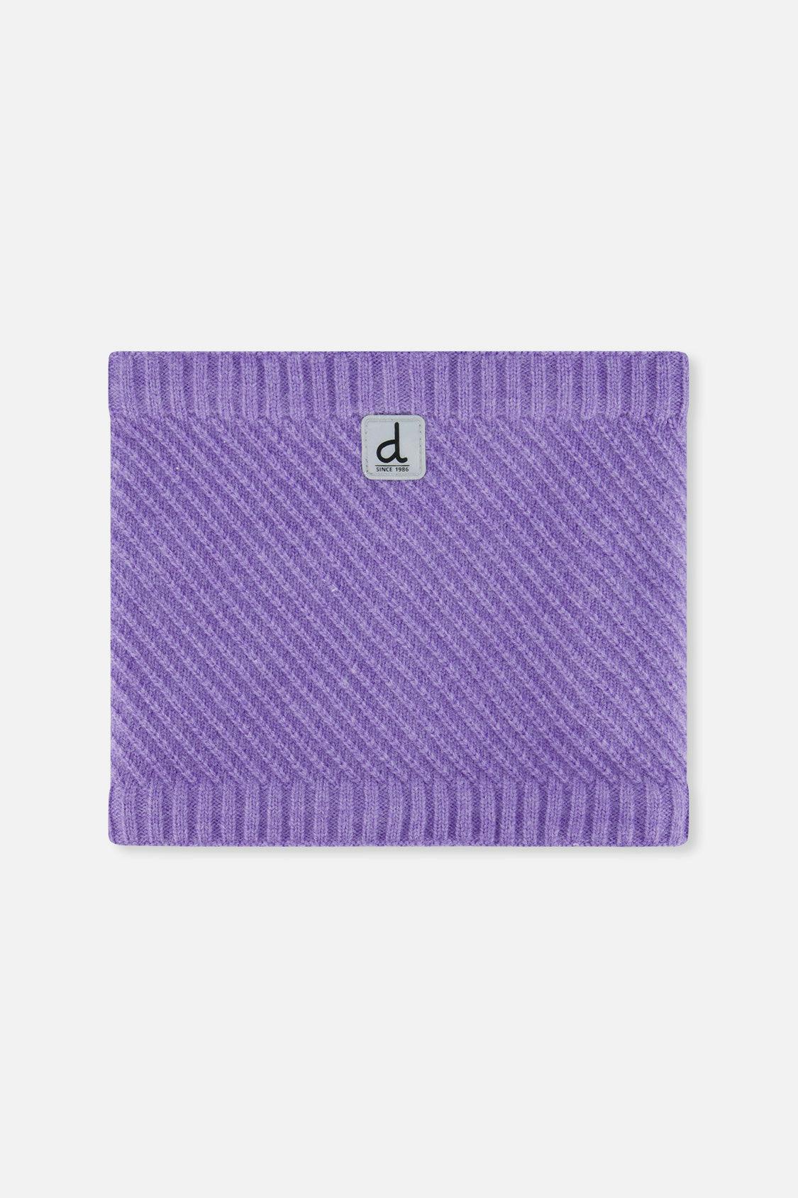 Winter Knit Neckwarmer Violet