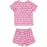 Rainbow Print 2-Piece Short Sleeve Tee & Short Playset