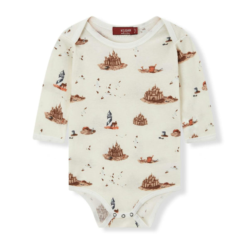 Sandcastle Organic Cotton Long Sleeve One Piece
