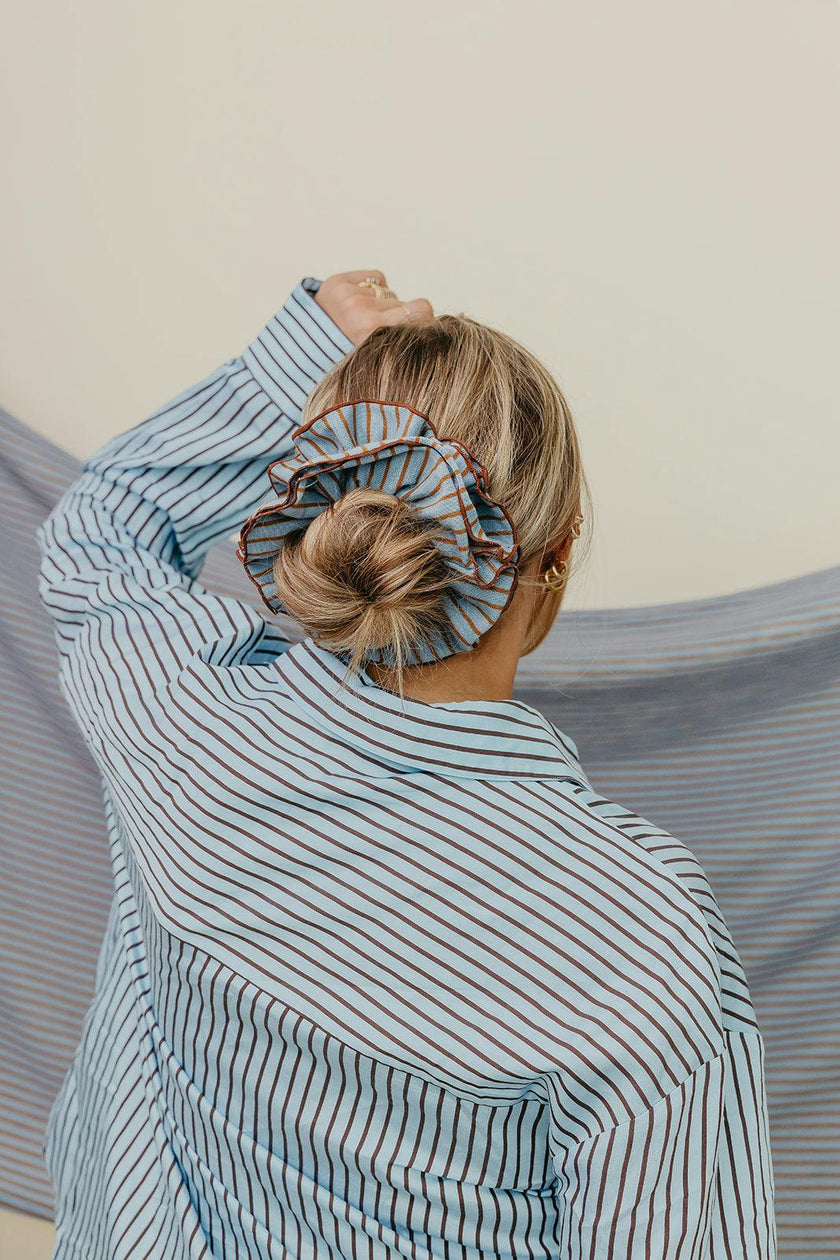 STRIPED CORSET SCRUNCHIE