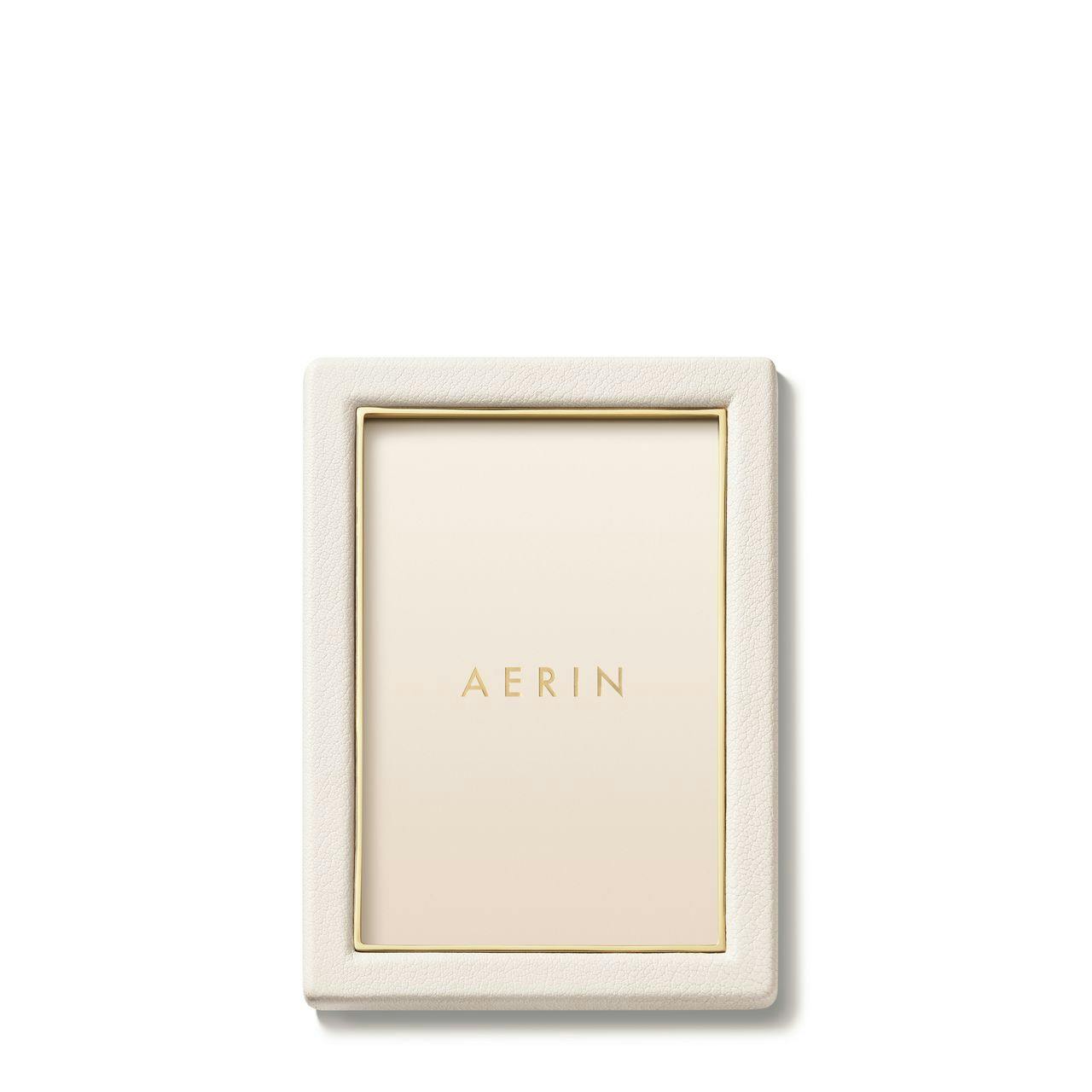 Piero Leather Frame, White