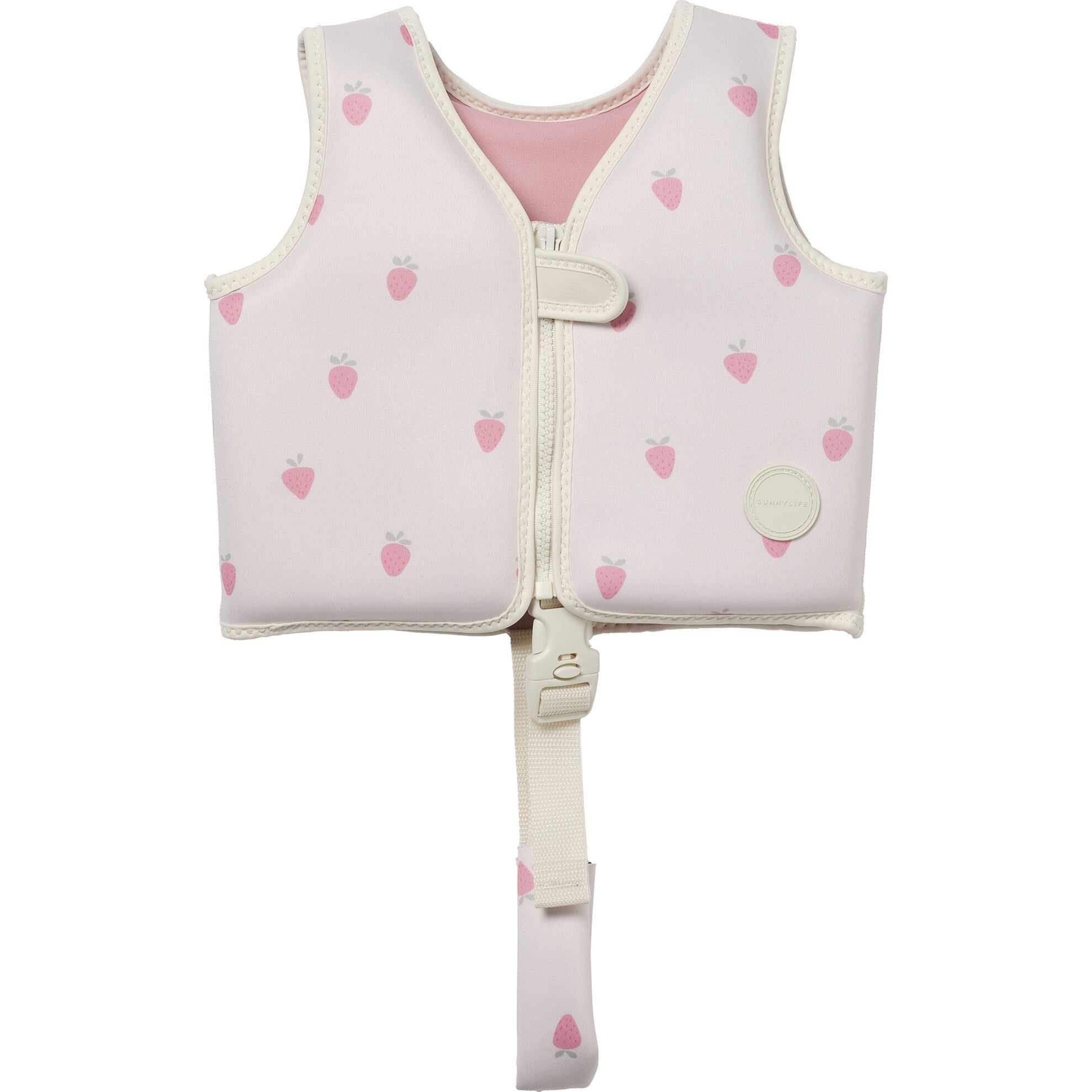 Kids Swim Vest: -2Y - Strawberry Sunshine