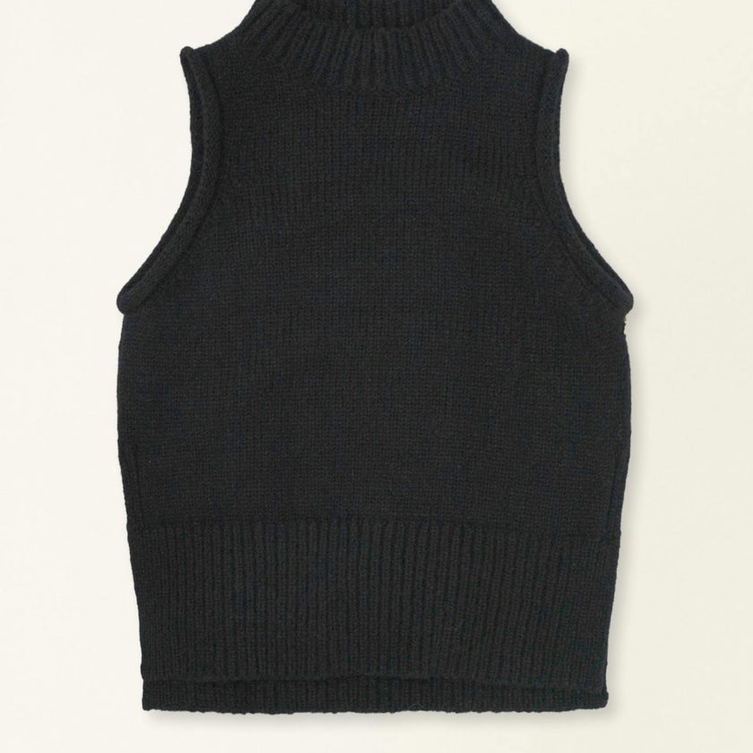 Aspen Open Side Vest in Black