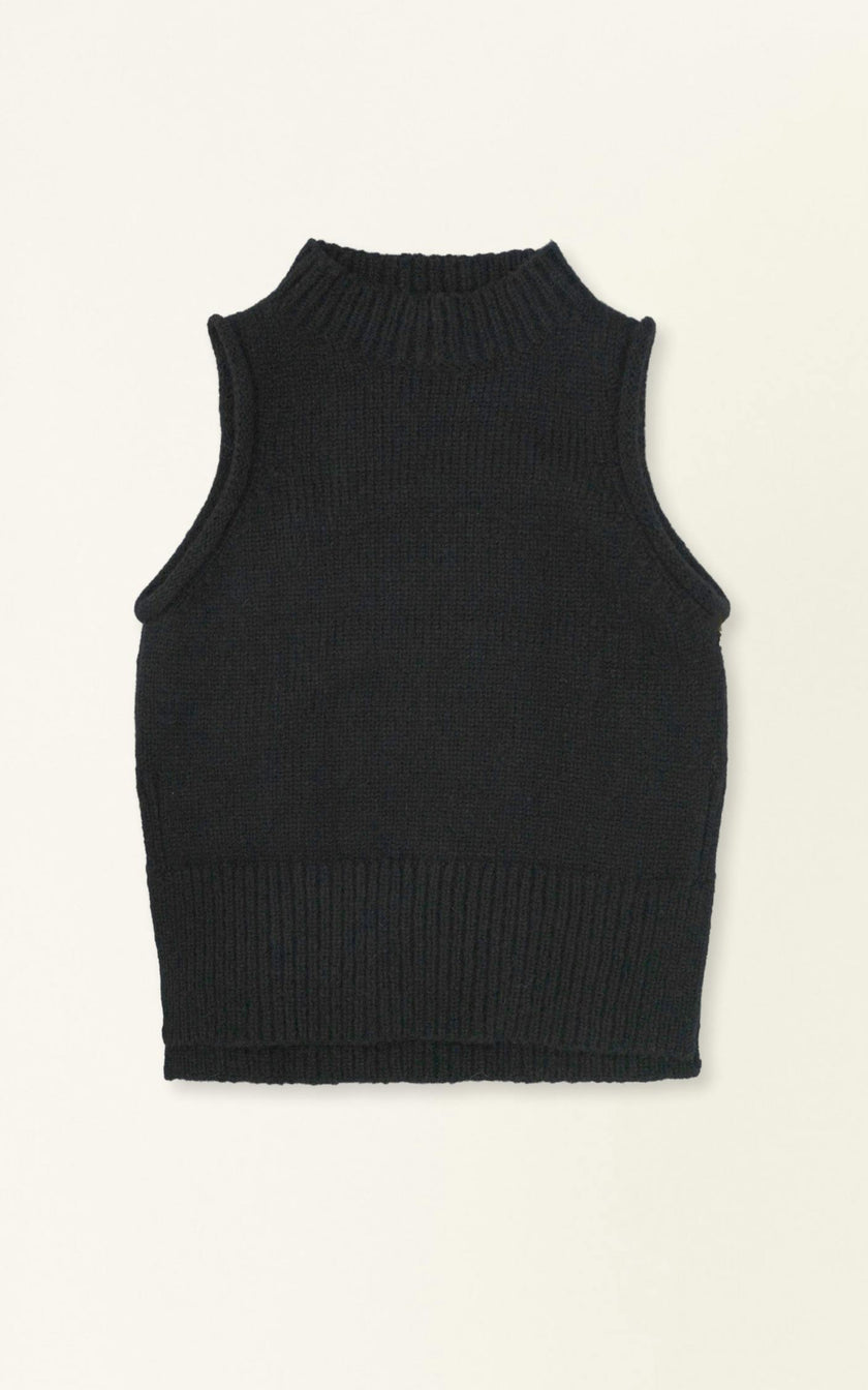 Aspen Open Side Vest in Black