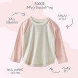 ROOKIE 3-Pack Baseball Tee