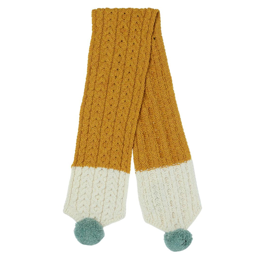 Finchley Merino Scarf - Mustard