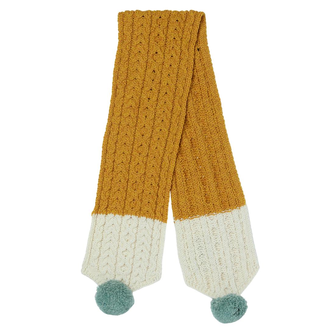 Finchley Merino Scarf - Mustard