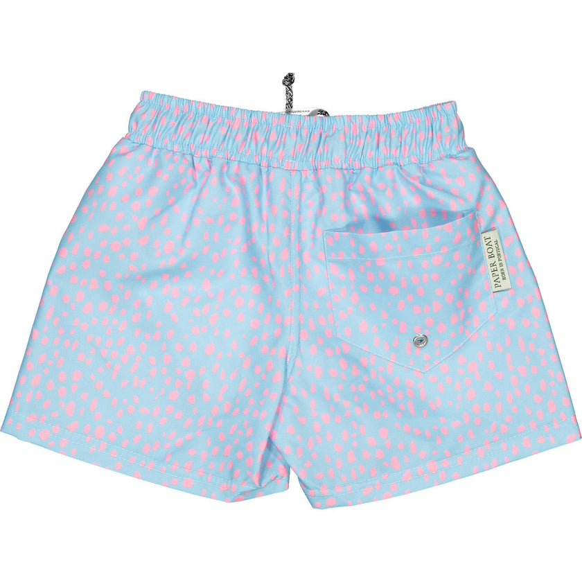 Pink Dots Classic Swim Shorts, Dots