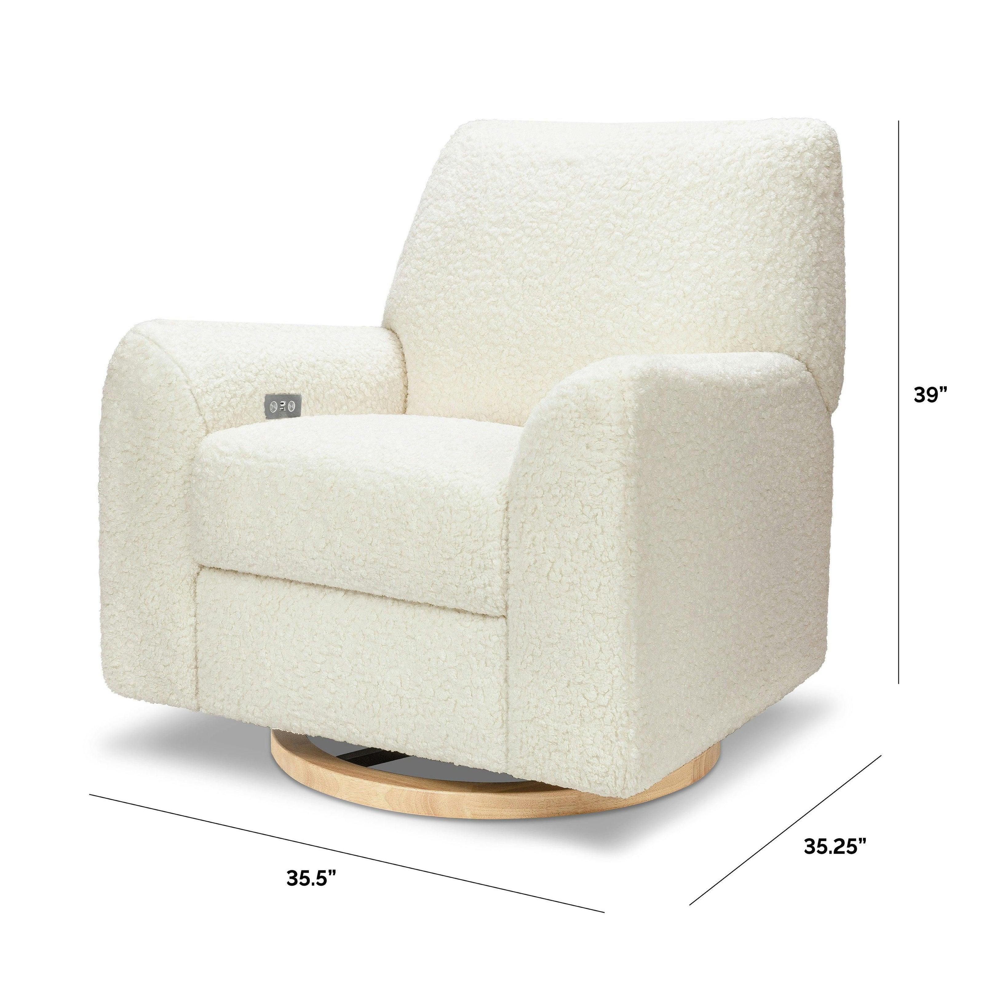 Nursery Works Sunday Power Recliner and Swivel Glider