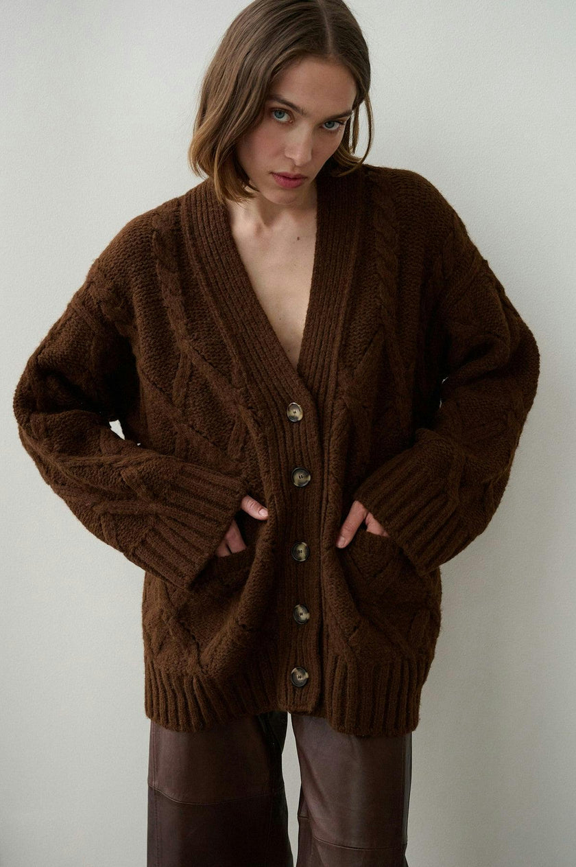 KAYLN CARDI | OATMEAL MELANGE