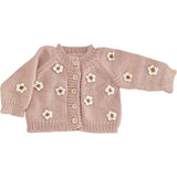 Flower Cardigan, Blush