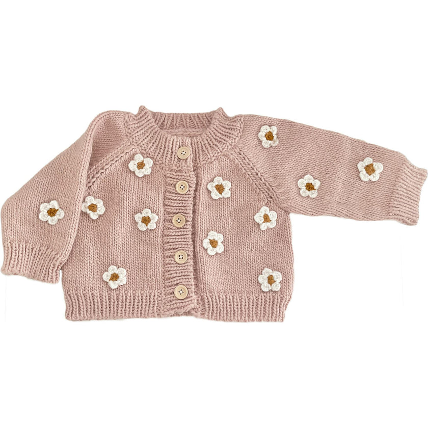 Flower Cardigan, Blush