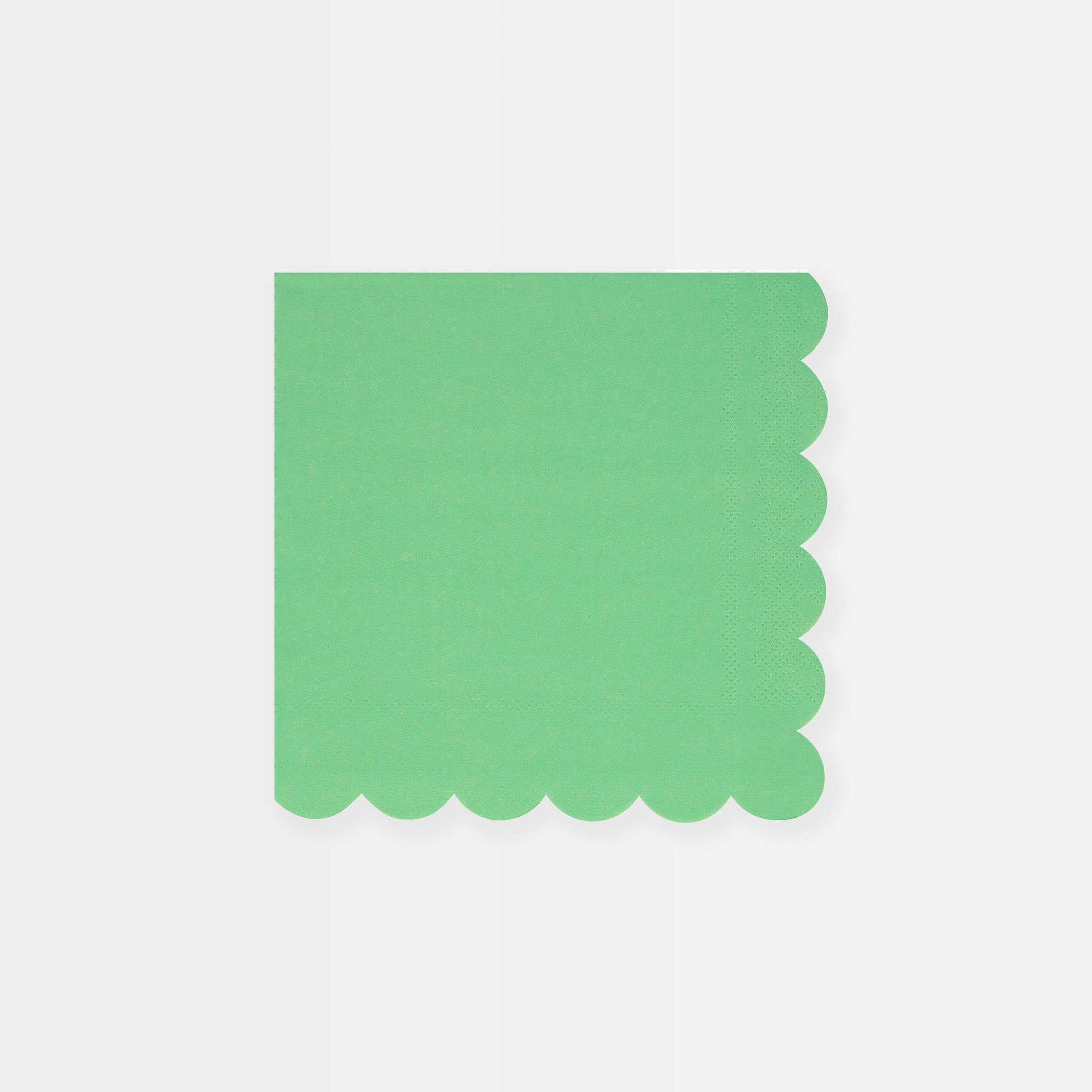 Emerald Green Small Napkins