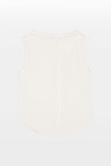 Tenly Rayon Rib Exposed Seam Tank Top