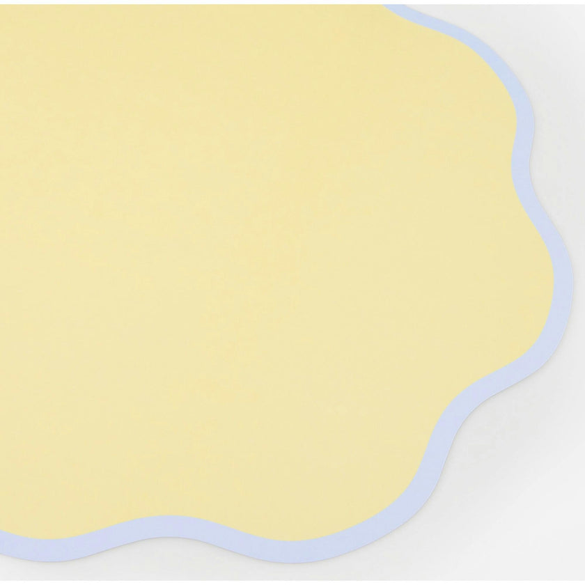 Wavy Round Paper Placemats