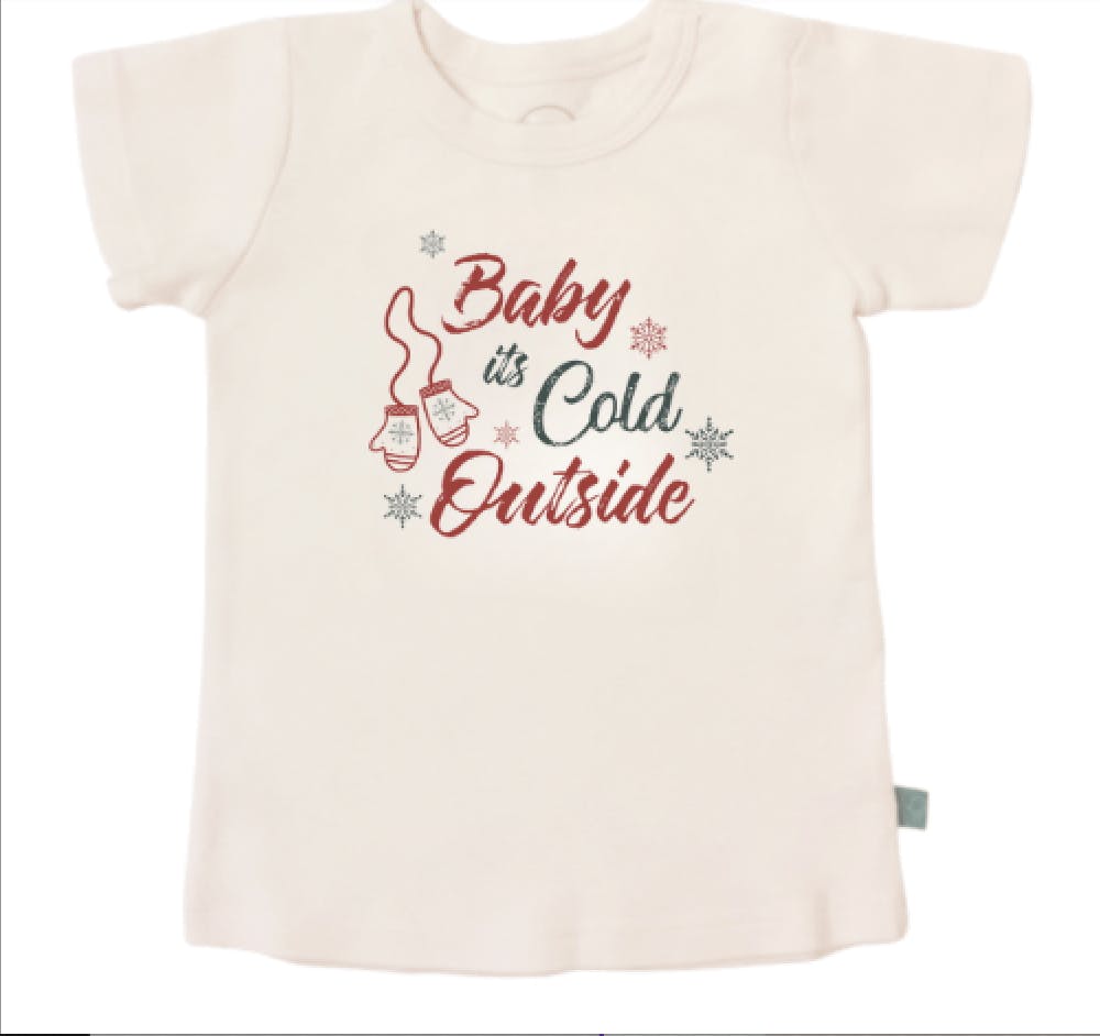 graphic tee | baby its cold outside