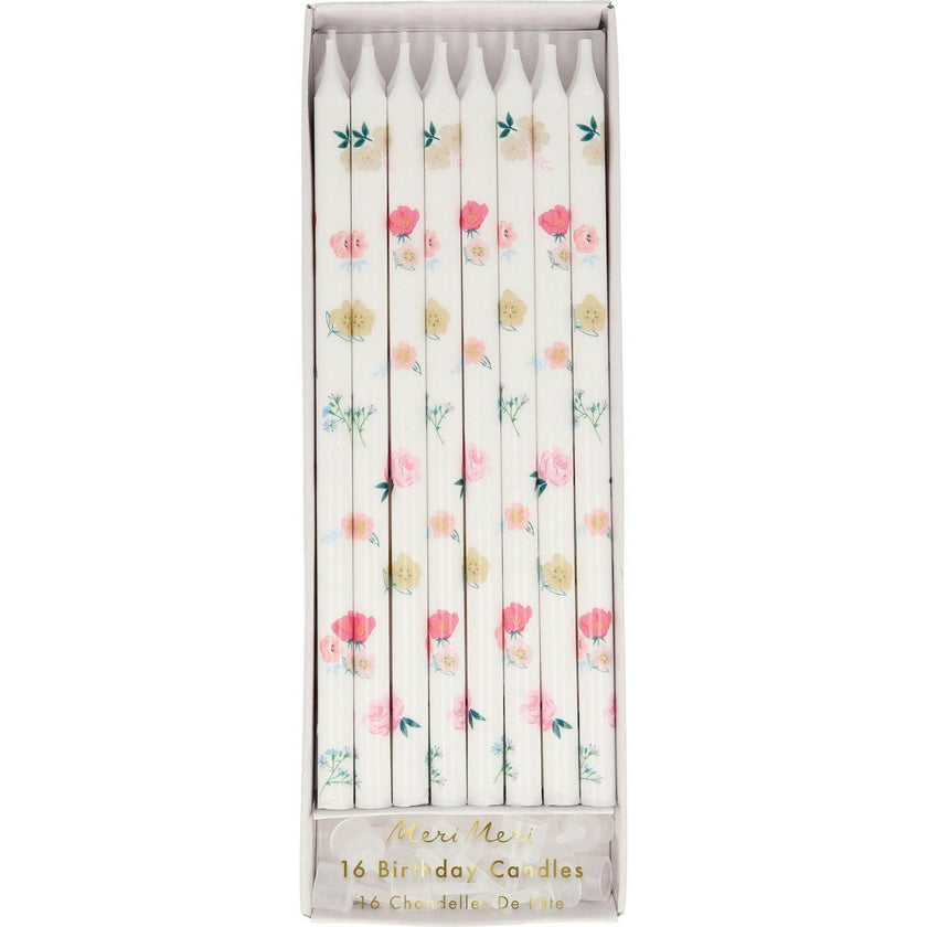 Floral Pattern Candles