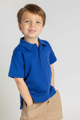 Royal Blue Short Sleeve Polo Shirt