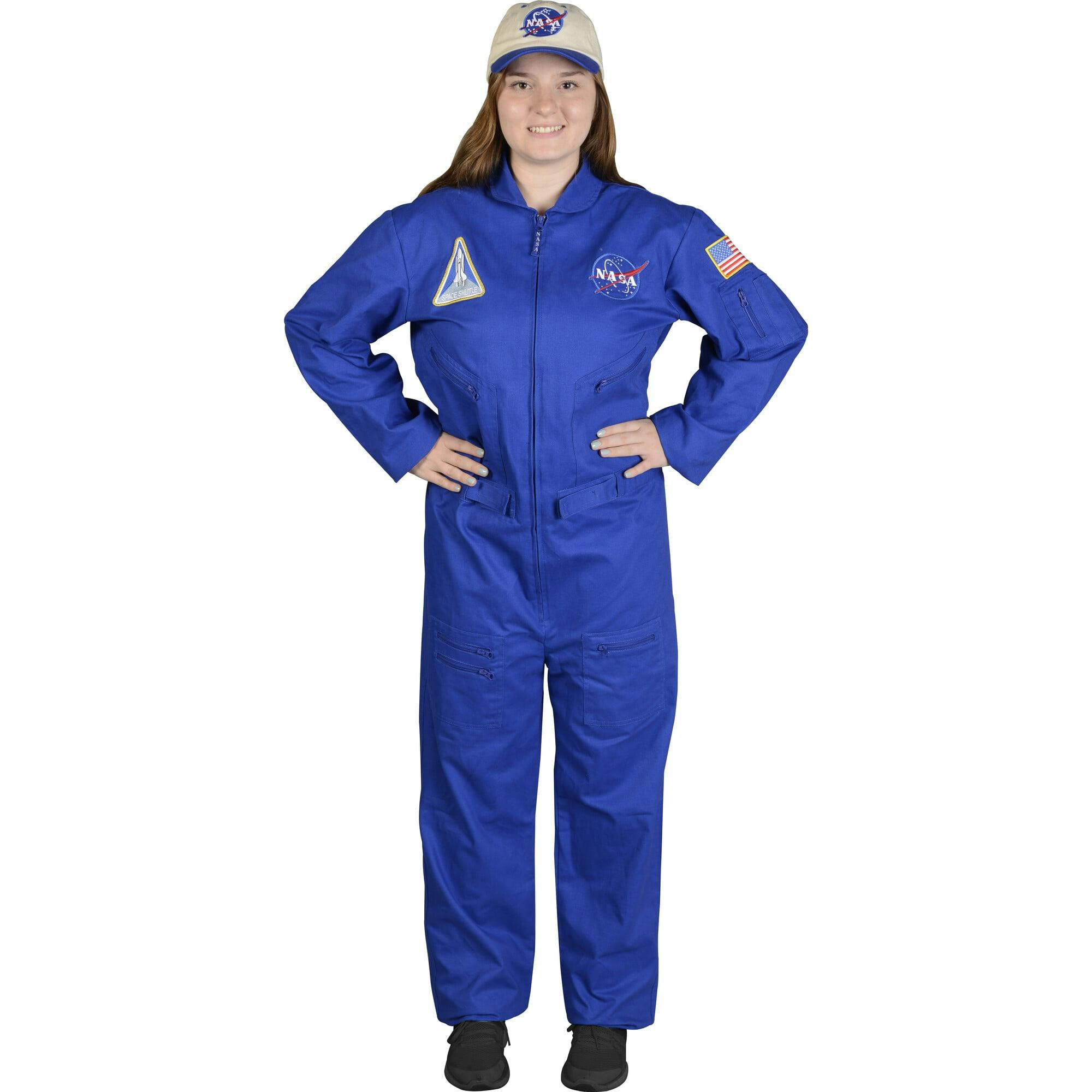 Adult Flight Suit w/Cap, Blue